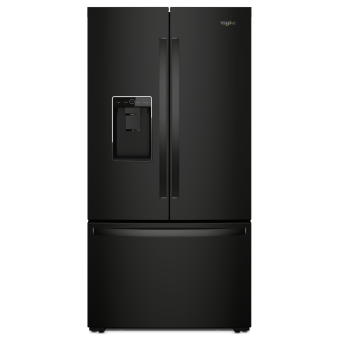 Refrigérateur Whirlpool WRF954CIHB Noir Portes françaises largeur 36 pouces Capacité 23.8 pieds cubes
