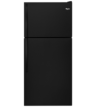 Whirlpool Refrigerator 30 WRT318FZD in Black color showcased by Corbeil Electro Store