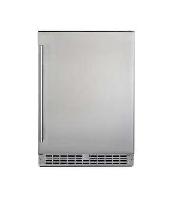 Refrigérateur Silhouette DAR055D1BSSPRO Noir sur Inox Compact largeur 24 pouces Capacité 5.5 pieds cubes