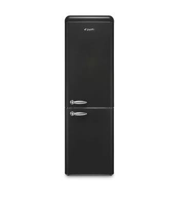 Epic Réfrigérateur Rétro ERFF111BL en couleur Noir présenté par Corbeil Electro Store