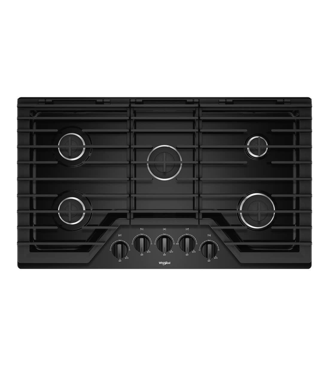 Whirlpool Plaque de cuisson WCG55US6HB en couleur Noir présenté par Corbeil Éléctroménagers