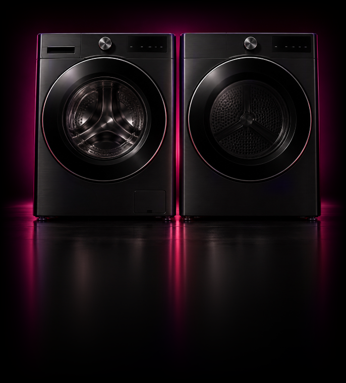 Washer and dryer