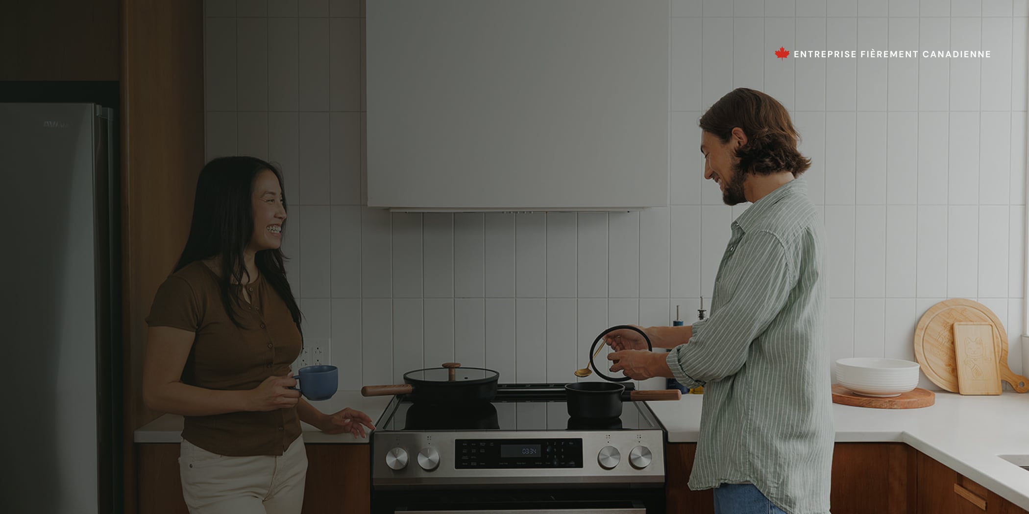 Cuisine moderne avec électroménagers Aviva